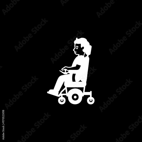 Person in Electric Wheelchair Emoji
