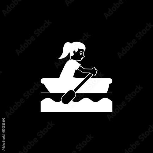 Rowboat Girl Icon
