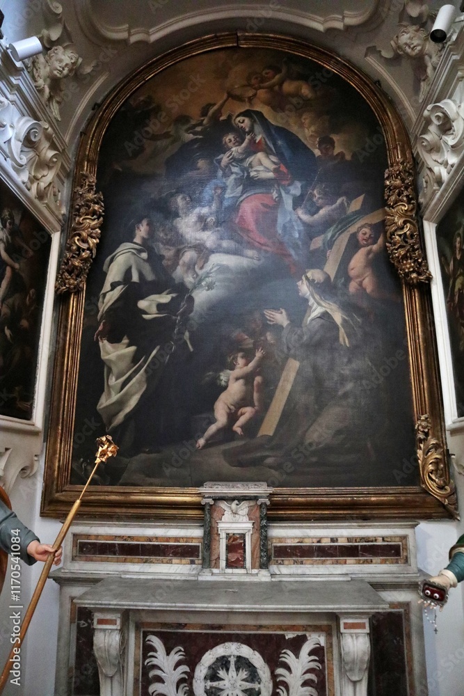 Napoli - Madonna del Carmelo di Francesco Solimena