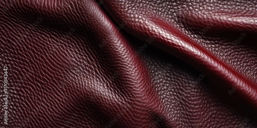 Close-Up of Luxurious Red Leather Texture with Natural Grain and Folds
Close-Up of Luxurious Red Leather Texture with Natural Grain and Folds