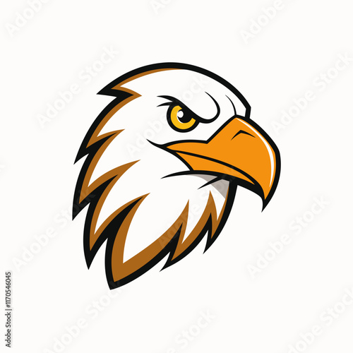 Eagle Logo on White Background photo