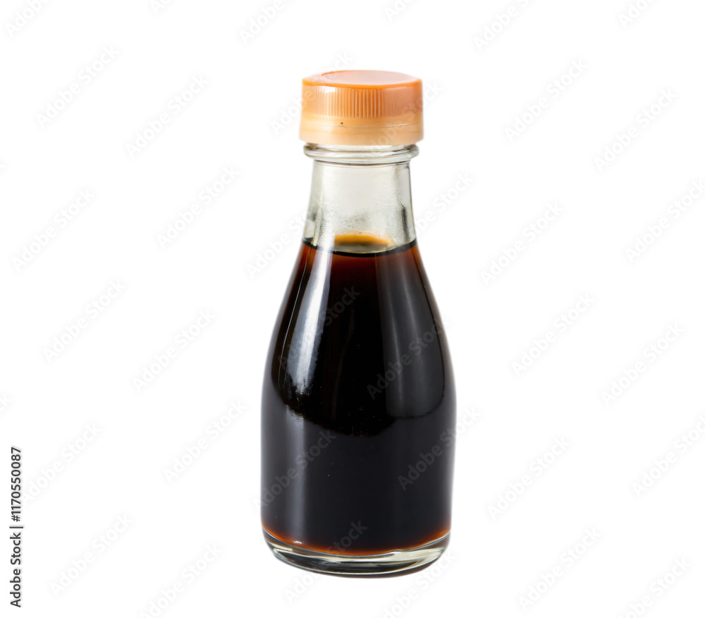 bottle of soy sauce isolated on white bottle of soy sauce isolated on white