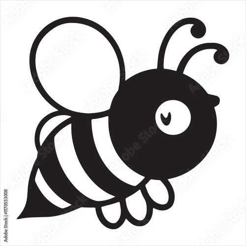 Bee Honey Icon Symbol Design Element