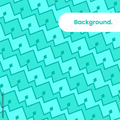 Square pattern background in cyan colors. Colorful background vector illustration. photo