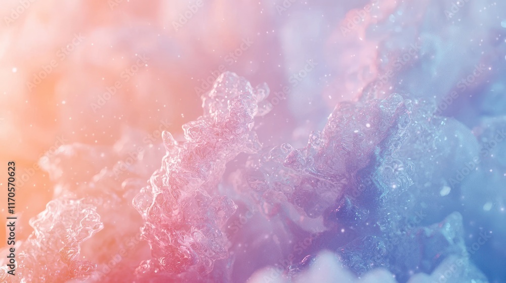 Fototapeta premium Abstract Pastel Water Texture Flowing Swirls