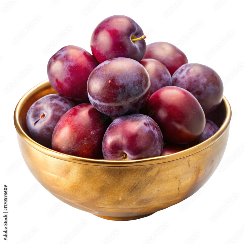 Fototapeta premium bowl of plums