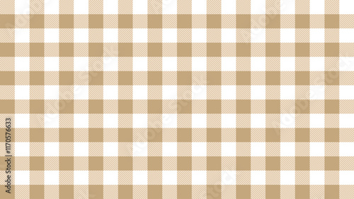 Classic beige and white gingham pattern, perfect for various design applications.