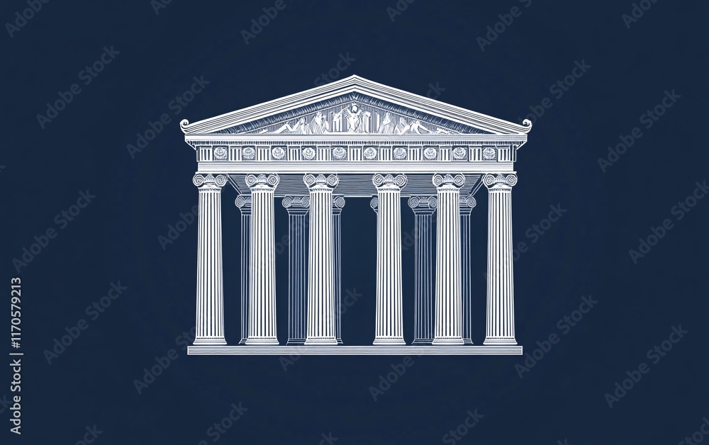 Fototapeta premium classic greek column