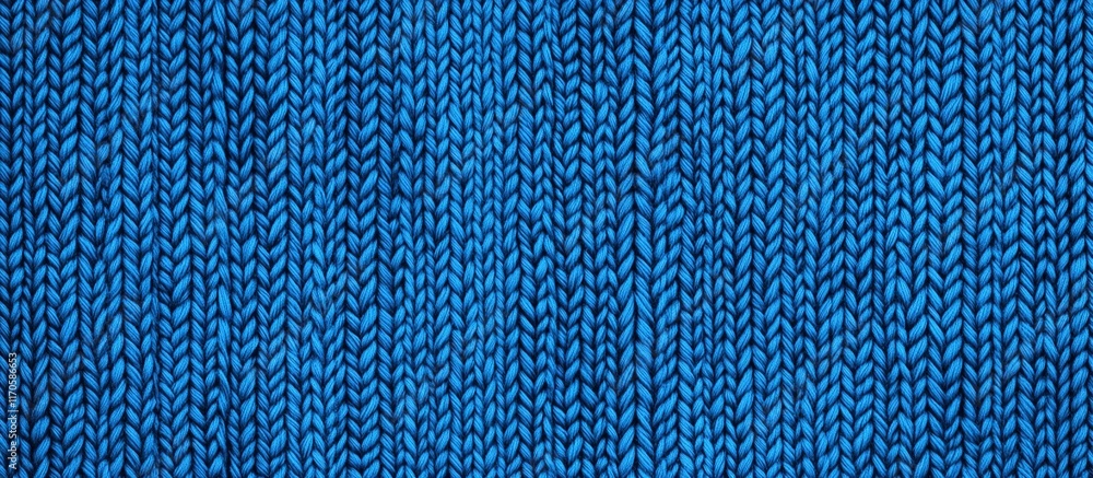 Close-up of textured blue knitted fabric. (4) Close-up of textured blue knitted fabric. (4)