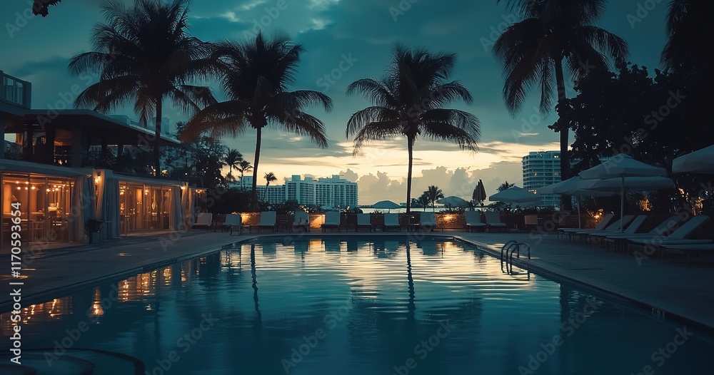 Fototapeta premium Resort Swimming Pool