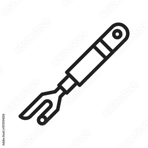 Seam Ripper icon vector image. Suitable for mobile apps, web apps and print media.