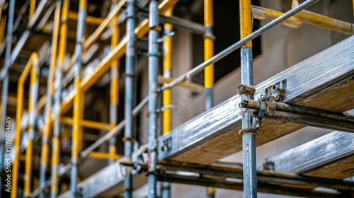 Urban Construction with Natural Lighting and Focused Details