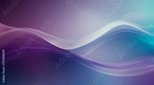 Wallpaper Mural fondo ondas abstractas iridiscente Torontodigital.ca