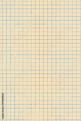 Squared Notebook Paper vector texture background. You can add a retro and grunge style to your work with this easy-to-use, vector formatted squared notebook paper that you can use in any size you want