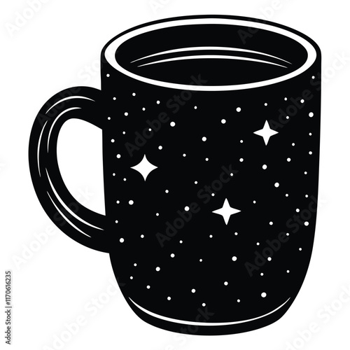 Fantastic pattern coffee mug vector file  