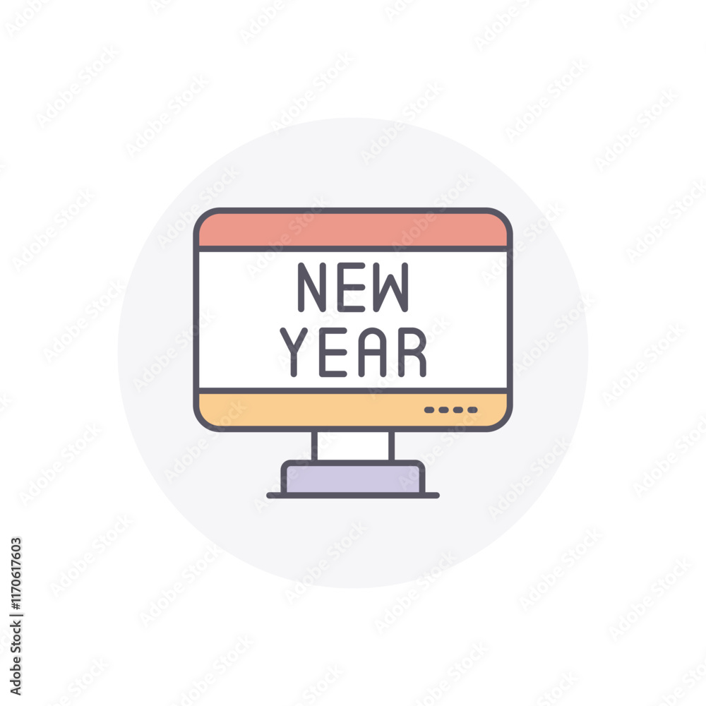 Tv Program vector icon stock illustration Tv Program vector icon stock illustration