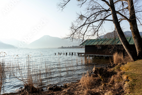 Panorama of lake Tegernsee, Bavaria, Germany photo