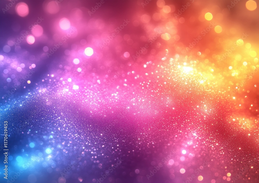 Elegant Silver Rainbow Overlay Background Frame for Christmas and Holiday Designs Elegant Silver Rainbow Overlay Background Frame for Christmas and Holiday Designs