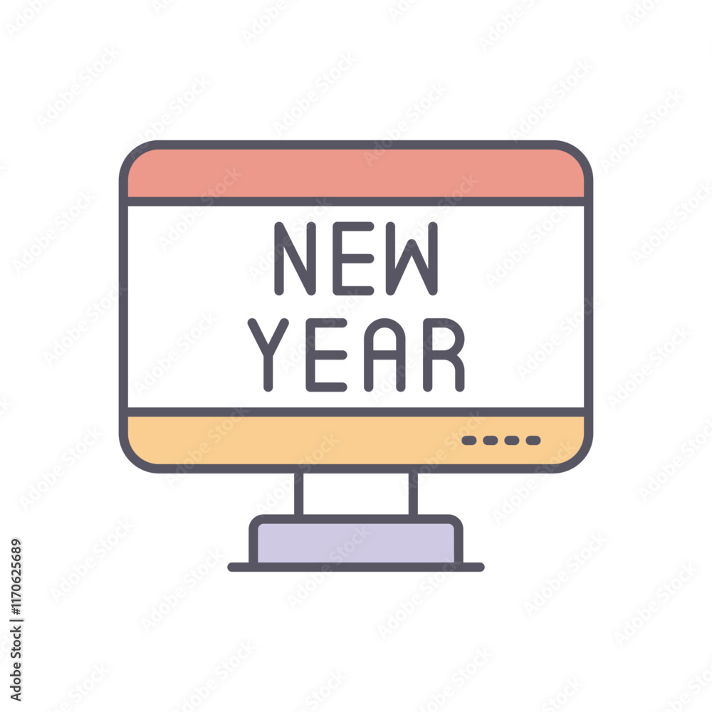 Tv Program vector icon stock illustration Tv Program vector icon stock illustration
