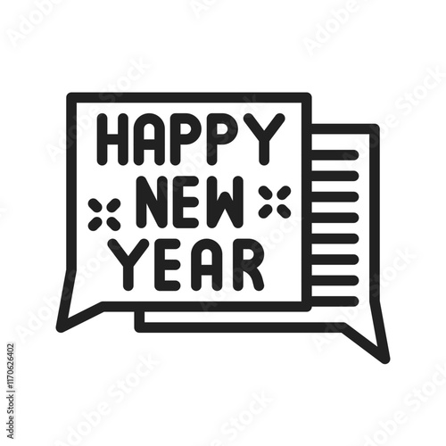 Message icon vector image. Suitable for mobile apps, web apps and print media.