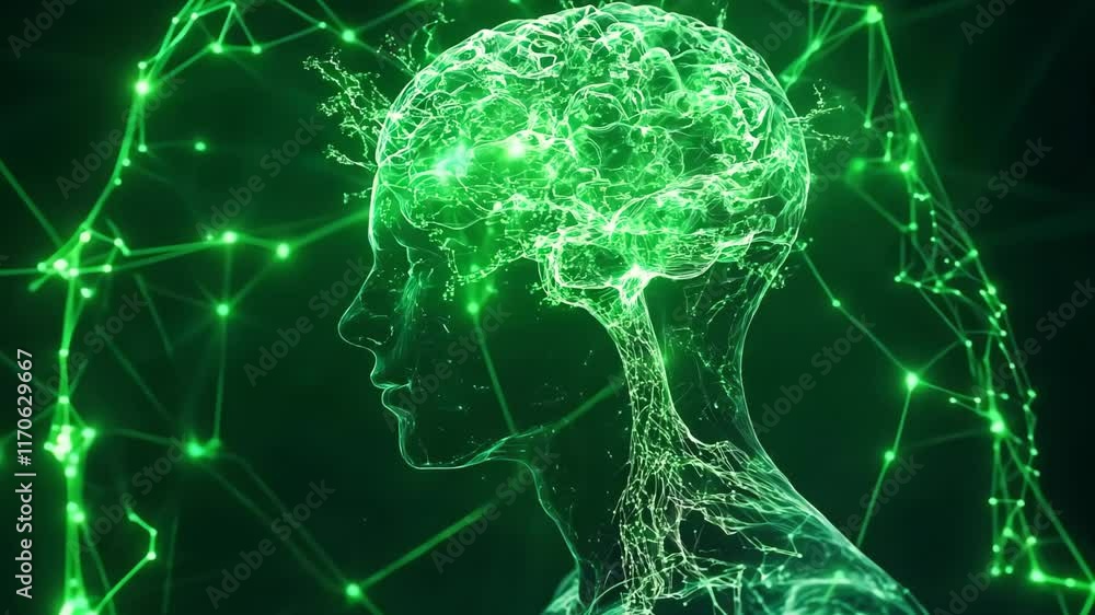 Digital Human Brain Visualization with Neural Network Effects Digital Human Brain Visualization with Neural Network Effects