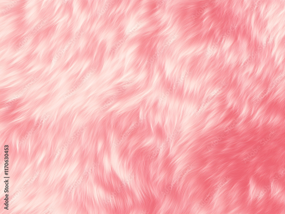 Obraz premium Pink and white fur texture background. Soft and fluffy pattern. Abstract pastel backdrop for design and print