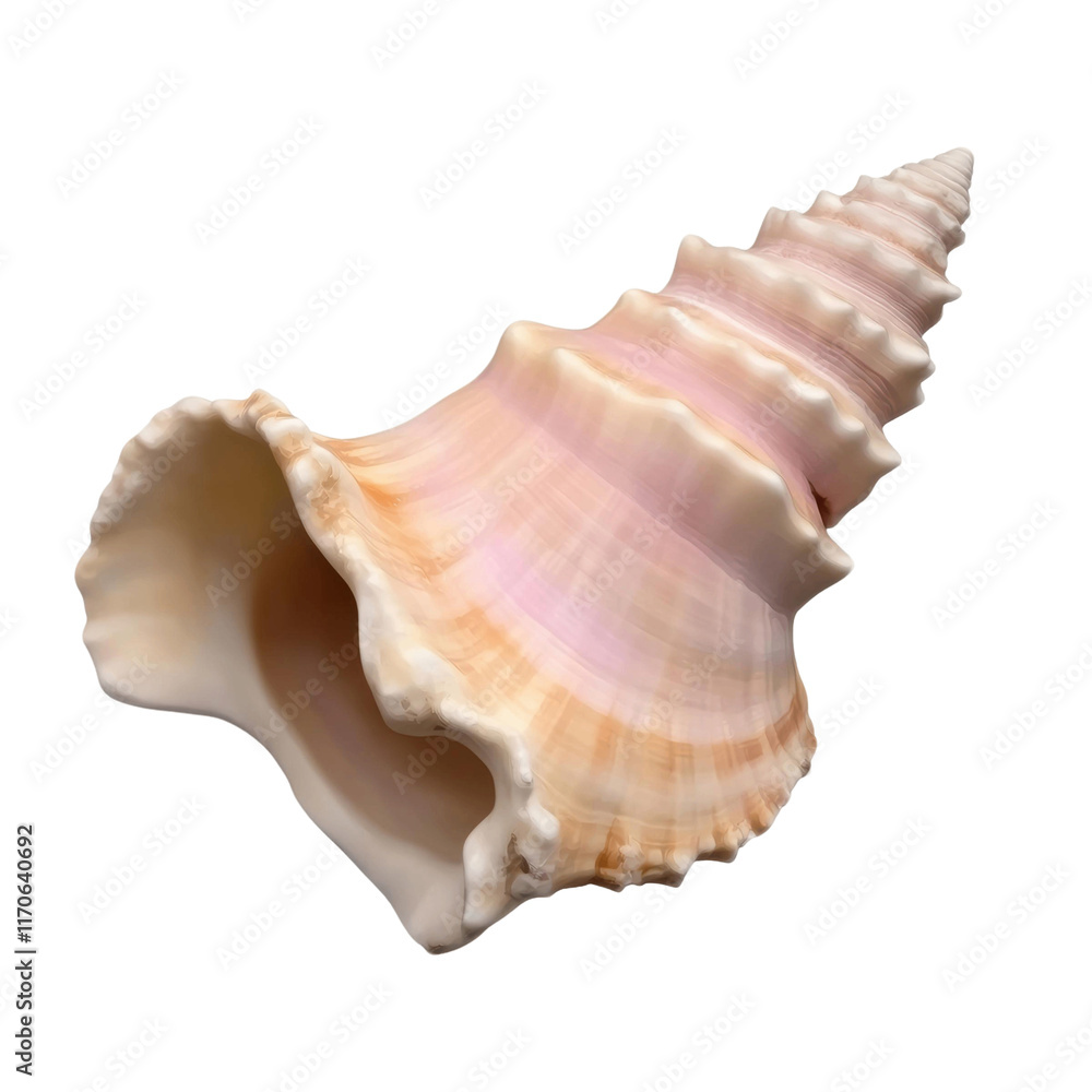 beautiful conch shell with intricate texture and colors beautiful conch shell with intricate texture and colors