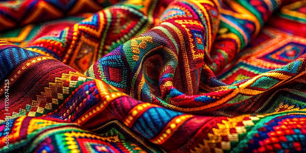 Elegant Fabric Texture: Close-up Shot of Luxurious Woven Pattern with Copy Space Elegant Fabric Texture: Close-up Shot of Luxurious Woven Pattern with Copy Space