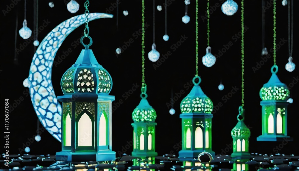 Stunning D Rendering of a Ramadan Lantern Decoration Background, Perfect for Celebrating the Spirit of Ramadan with Vibrant Colors and Intricate Designs, Ideal for Festive Occasions and Celebrations Stunning D Rendering of a Ramadan Lantern Decoration Background, Perfect for Celebrating the Spirit of Ramadan with Vibrant Colors and Intricate Designs, Ideal for Festive Occasions and Celebrations