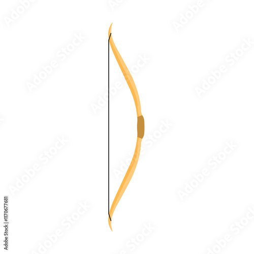 traditional bow and arrow illustration 