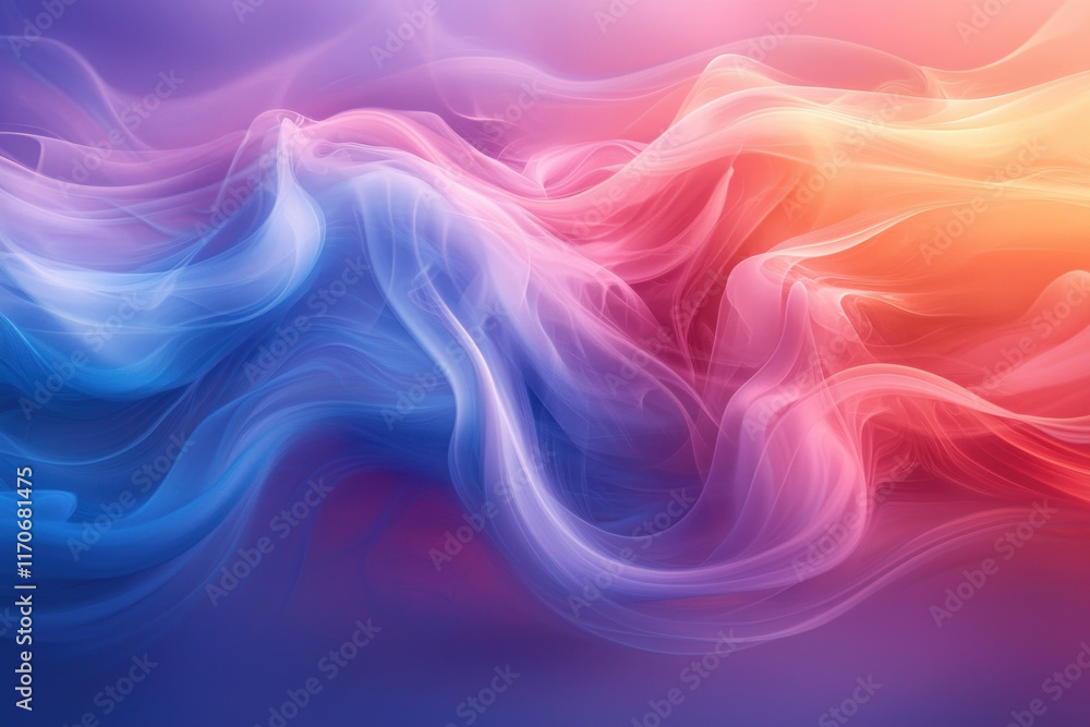Fototapeta premium Colorful abstract smoke background.