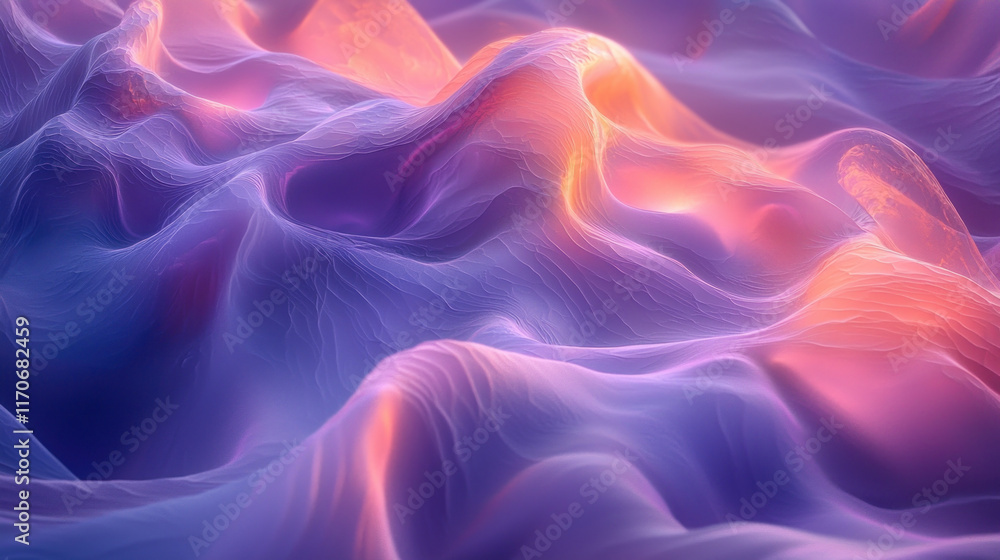 Obraz premium Abstract flowing lines, colorful waves background.