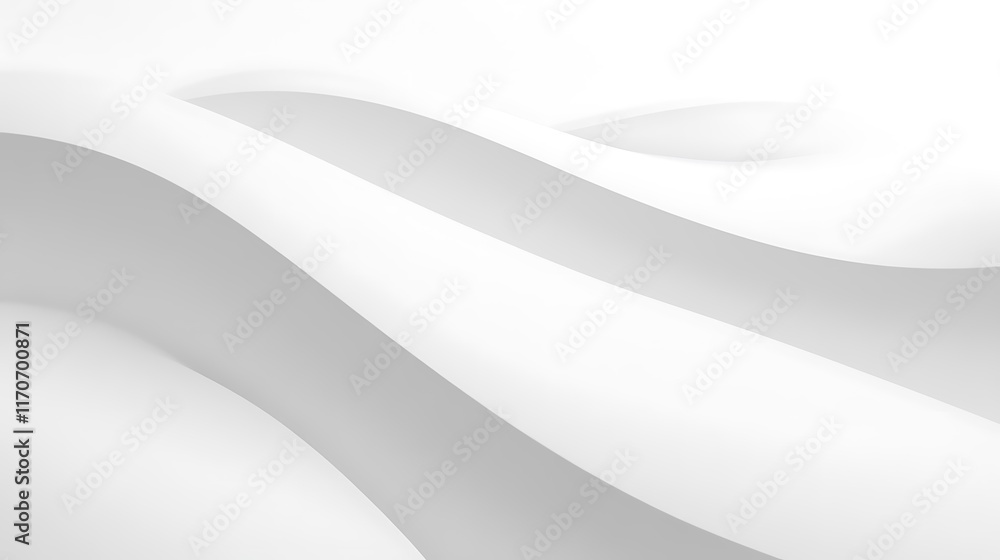 Abstract White Curving Architectural Design Abstract White Curving Architectural Design