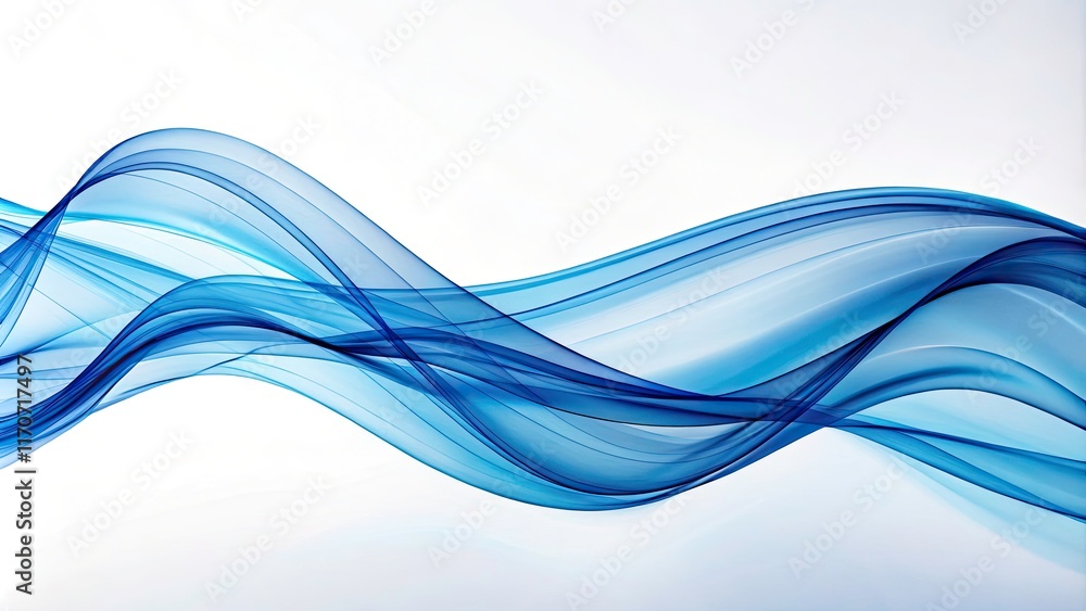 Surreal Abstract Flow of Blue Transparent Lines on White Background – Ethereal Waves, Fluid Motion, Modern Aesthetic, Dreamlike Design, Artistic Minimalism, Digital Art Surreal Abstract Flow of Blue Transparent Lines on White Background – Ethereal Waves, Fluid Motion, Modern Aesthetic, Dreamlike Design, Artistic Minimalism, Digital Art