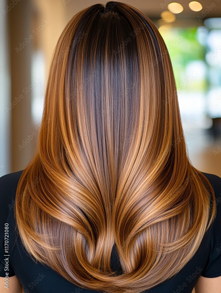 Sleek Ombre Hair with Beautiful Transitioning Colors Sleek Ombre Hair with Beautiful Transitioning Colors