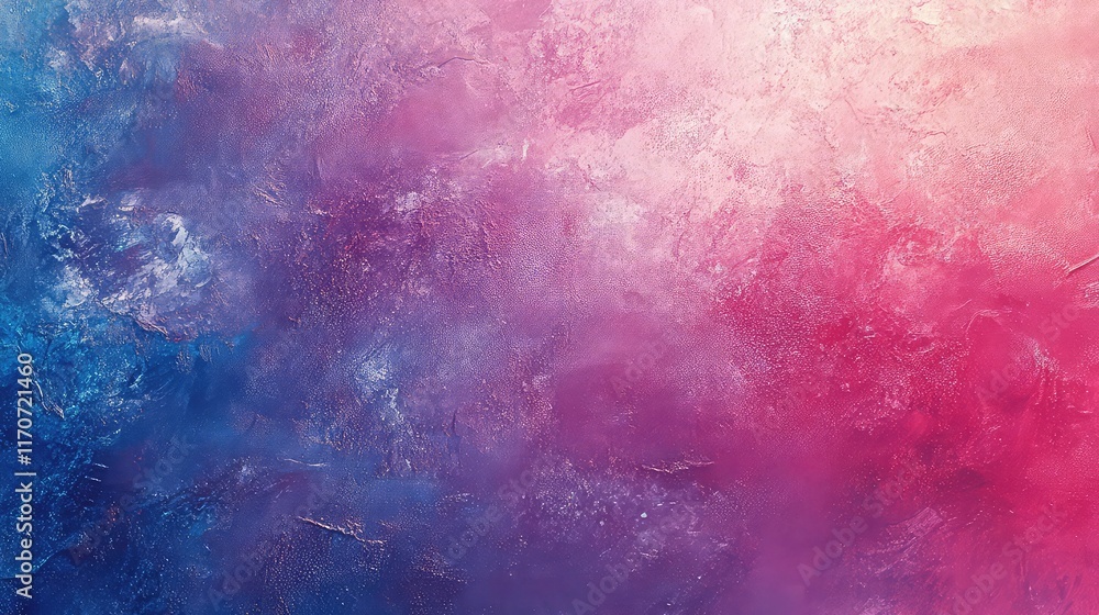 Obraz premium Pink magenta blue purple abstract color gradient background grainy texture effect web banner header poster design