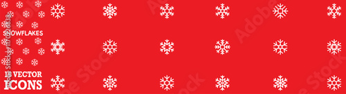 Wallpaper Mural Snowflakes icon set. Snow sign. Snowflakes template. Snowflake winter. Snowflakes icons. Winter icon. Snowflake collection. Vector Illustration. Vector Graphic. EPS 10 Torontodigital.ca