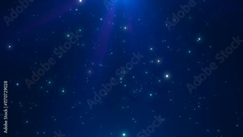 Wallpaper Mural abstract background with colorful glittering glowing floating particles Torontodigital.ca