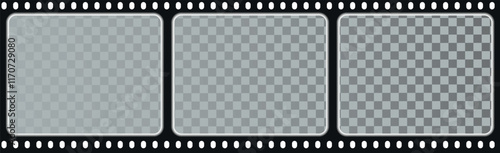 film strip border frame. Camera roll vintage design. Old vintage retro 35 mm grunge film frame. Analog Film Vintage 35mm Camera Old Movie Filmstrip