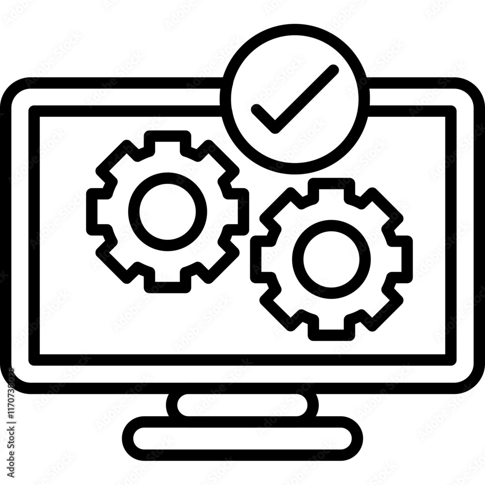 Software Quality Assurance Icon Software Quality Assurance Icon