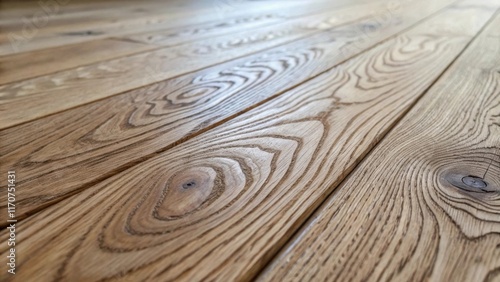 A macro view zooms in on the detailed grain pattern of a single engineered wood plank showcasing the subtle knots and swirls that tell a story of nature inviting admiration for the photo