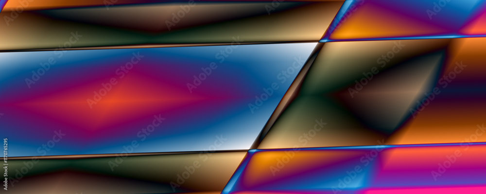 Fototapeta premium Colorful Abstract Banner Background