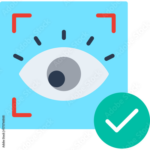 Eye Recognition Icon