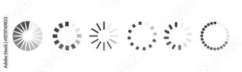 Loading Icon Isolated on white Background