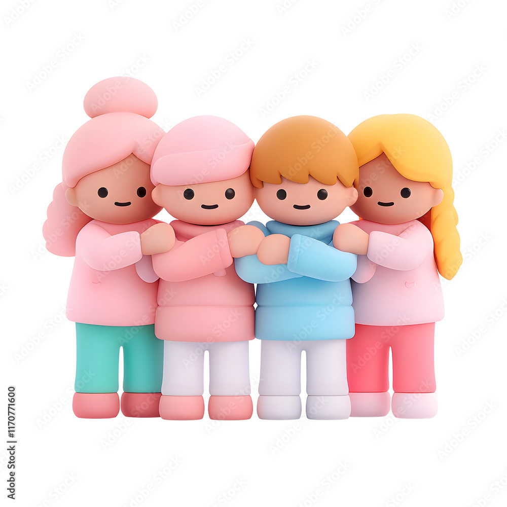 Create image of friends hugging isolated on transparent background
Create image of friends hugging isolated on transparent background