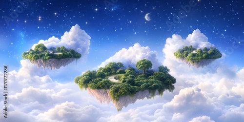 Floating Islands in a Starr...
