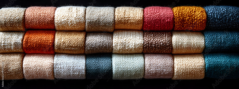 Chenille Fabric Samples in Various Neutral Colors Chenille Fabric Samples in Various Neutral Colors