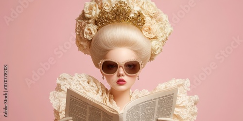 Glamorous Reading: A woman ...