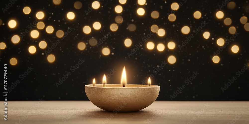 Golden Glow of Hope: A single candle, glowing brightly, casting a warm and inviting light. The flickering flames symbolize hope, peace, and serenity. The soft. Golden Glow of Hope: A single candle, glowing brightly, casting a warm and inviting light. The flickering flames symbolize hope, peace, and serenity. The soft.