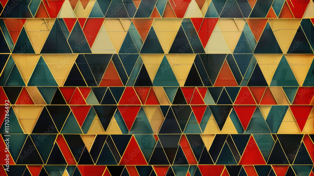 Fototapeta premium abstract geometric background with triangles